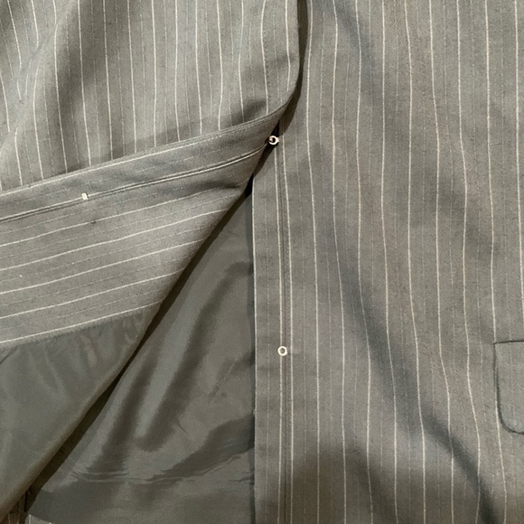 Calvin Klein Charcoal Striped Jacket - Picture 4 of 4
